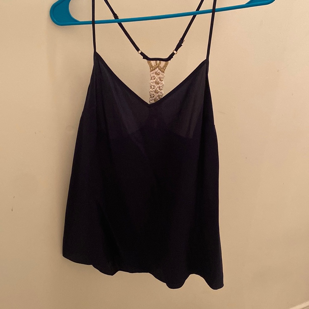 Lilly Pulitzer Navy Tank size small